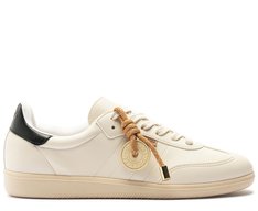 Tênis Chuteira Detalhe Custom Branco e Amarelo