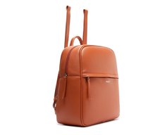Mochila Média Zíper Básica Laranja