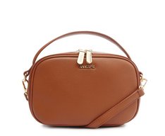 Bolsa Tiracolo Média Alça Redonda Marrom