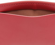 Porta Cartão Pequena Neutral Vermelha