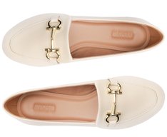 Mocassim Bridão Classy Minimal Branco