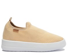 Tênis Slip On Nude Sola Alta Knit