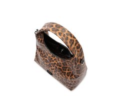 Bolsa Tiracolo Média Merlot Animal Print