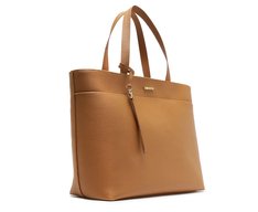 Bolsa Shopping Grande Bag Charm Marrom