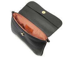 Bolsa Tiracolo Média Dome Preta
