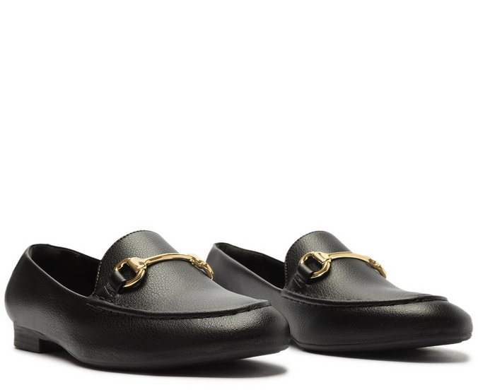 Mocassim Anacapri Feminino Bridão Essencial - Preto - 36