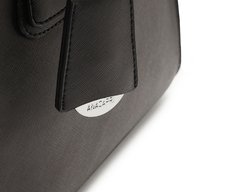 Bolsa Tote Preta Monocolor Média
