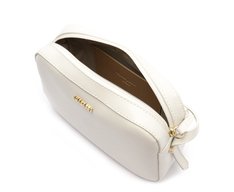 Bolsa Tiracolo Média Retangular Minimal Branca