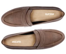 Mocassim Liso Monocolor Marrom