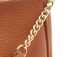 Bolsa Tiracolo Pequena Mix Marrom