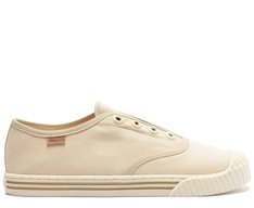 Tênis Slip On Lona Alê Bege