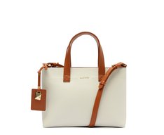 Bolsa Tote Média Cadeado Branca
