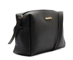 Bolsa Tiracolo Média Arredondada  New Preta