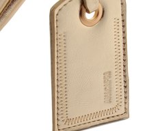 Bolsa Tiracolo Média Matelassê Zig Dourada