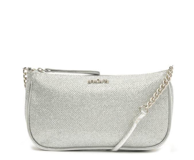 Bolsa Tiracolo Média Gana Prata
