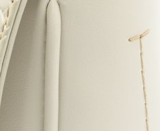 Bolsa Tiracolo Média Tressê Veneta Branca