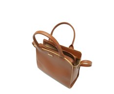 Bolsa Tote Média Básic Marrom