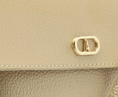 Bolsa Tiracolo Pequena Minimal Dourada