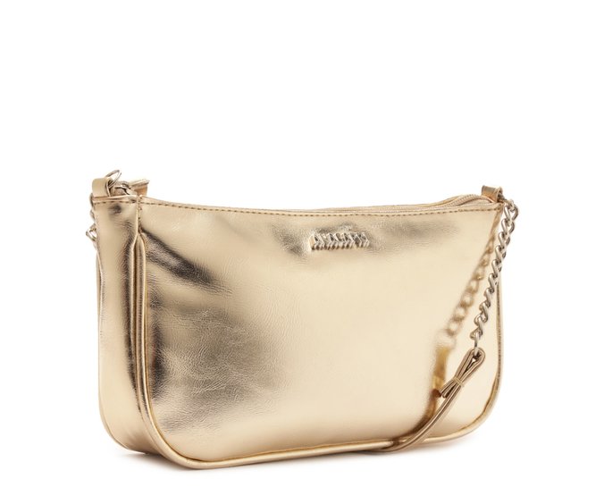 Bolsa Tiracolo Média Fun Dourada | Anacapri