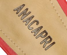 Sapatilha Slingback Bico Fino Vermelha