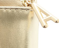 Bolsa Tiracolo Pequena Clássica Dourada