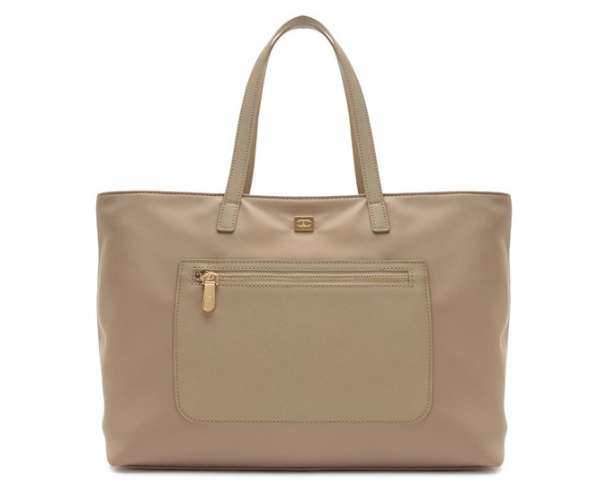Bolsa Shopping Bolso Frontal Cinza