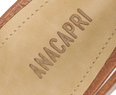Sapatilha Slingback Tiras Fivela Marrom