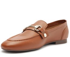 Mocassim Detalhe Removível Bridão E Pala Marrom