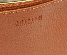 Necessaire Chaveiro Corrente Marrom