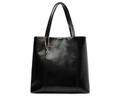 Bolsa Shopping Grande Madri Chaveiro Preta