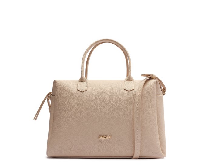 Bolsa Tote Média Arredondada Branca