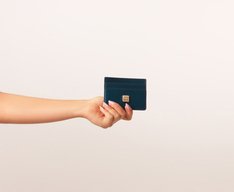 Porta Cartão Pequeno Azul