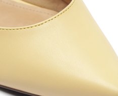 Sapatilha Slingback Bico Fino Amarela