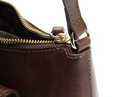 Bolsa Tiracolo Média Lux Marrom