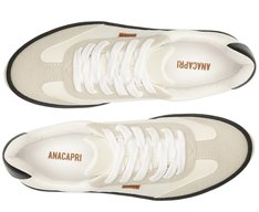 Tênis Flatform Branco Listra Preta