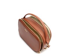 Bolsa Tiracolo Média Alça Redonda Marrom