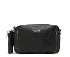 Bolsa Tiracolo Pequena Retangular Preta