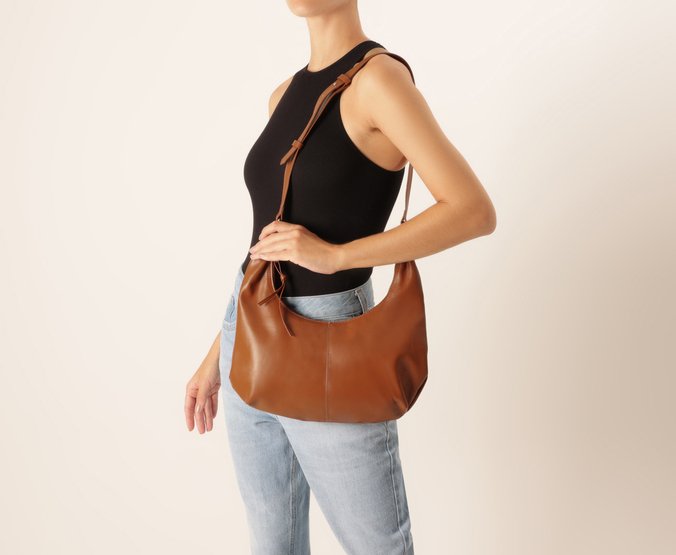 Bolsa Tiracolo Média Modern Marrom