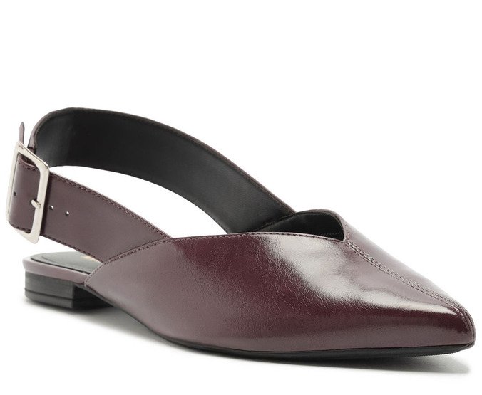 Sapatilha Slingback Tira Larga Roxa