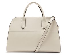 Bolsa Tote Grande Zíper Helena Branca