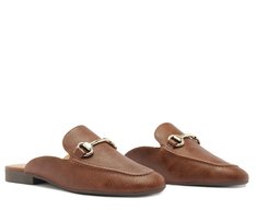 Mule Branca Bridão Essencial Marrom