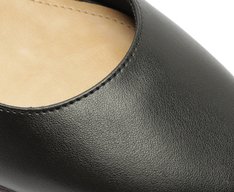 Sapatilha Slingback Basic Salto Bloco Preta