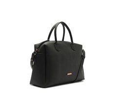 Bolsa Tote Média Arredondada Preta