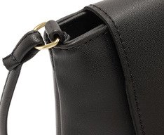 Bolsa Tiracolo Pequena Envelope Preta