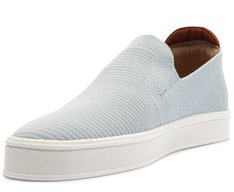 Tênis Slip On Knit Riscado Azul