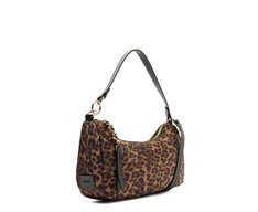 Bolsa Tiracolo Média Pingente Animal Print
