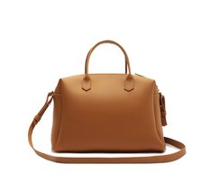 Bolsa Tote Média Arredondada Marrom
