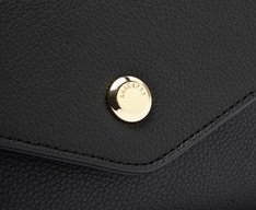 Bolsa Tiracolo Pequena Minimalista Preta