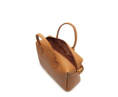 Bolsa Tote Média Arredondada Marrom