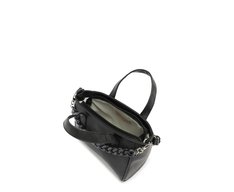 Bolsa Tote Pequena Corrente Preta
